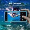 for Samsung Galaxy S23 Ultra Waterproof Case with Magsafe, Built-in Magnetic & Screen Protector, IP68 Certified Full Body Shockproof, for Water Sports Underwater Photography, 6.8" Blue