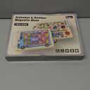 UMEREACT 2 in 1 Magnetic Color and Number Maze Double-Sided ABC Alphabet Puzzles Board Magnet Dinosaur Counting Maze Preschool Learning Montessori Education 3 4 5 Years Toys (Ice Cream, One Size)