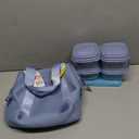 Fit & Fresh Remi Lunch Bag for Women Work  Neoprene Lunch Tote with Containers & Ice Pack, Reusable Meal Prep Lunch Box, Large Capacity, Machine Washable, Slate (Blue)