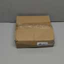 Kolldenn 50 Pcs No DIY Small Gift Bags with Blue Bow Ribbon 4''x2.7''x4.5'' Mini White Paper Thank You Bags Bulk with Handle for Baby Shower Wedding Party Favor Birthday Return Guests