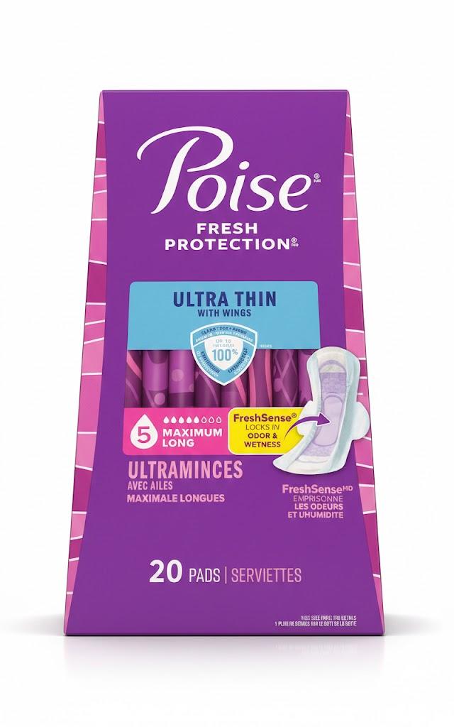 POISE ultra thin pad ( 12 pads )