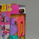 Play-Doh Barbie Fashionista Ruffles Set, Make Doll Clothes with Modeling Compound & 10 Fashion Accessories, Arts & Crafts for Girls & Boys 5+