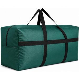 DoYiKe Extra Large Storage Duffle Bag with Zippers and Handles, Big Foldable Duffle Bag for Travel, Size: large - 35"l x 11.8"w x 19"h