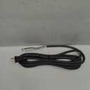14 AWG Replacement AC Power Cord with Open End -3 Prong 6 Ft Black Heavy Duty Extension Cable Pigtail, 14/3 SJTW, NEMA 5-15P,15A, 1875W 125VAC