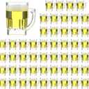 Cindeer 40 Pcs Miniature Mugs Oktoberfest Mini Beer Cups Dollhouse Beer Shot Glasses Kit Plastic Drinking Mugs for Oktoberfest Party Favor Dollhouse Decoration Accessories