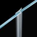 Flexible Shower Door Side Seal Strip 100 Inch Shower Door Side Sweep for 3/8" Framelss Glass Door - Amazon.com