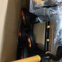 Stair Climbing Dolly - Heavy Duty Stairs Climber Hand Truck for Moving, 380LBS Capacity Folding Cart with 5.9" Triple Wheels, Adjustable Handle, Portable for Home Furniture Grocery Warehouse Office