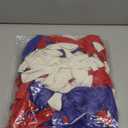 RUBFAC 160pcs Red White and Blue Balloons Garland Arch Kit, 4th of July Balloons Patriotic Decorations, Birthday Wedding Nautical Patriotic Baseball Theme with Star Foil Balloons Decorations