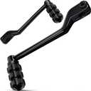 Benlari Heel Toe Shifter Pegs, 304 Stainless Steel Shifter Lever Pegs Fit for Harley Touring Street Glide Road Glide Road King Electra Glide 1988-2024, FL Softail 1986-2017, Trike 2008-2024, Black