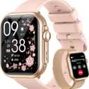 Smart Watch for Women for iPhone&Android: 100 Day+Battery Life, Smart watch(Answer/Make Calls) with 24/7 SpO2 Sleep Heart Rate Monitor,5ATM Waterproof,Fitness Tracker with 120+ Sport,Reloj Inteligente