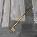 Asidrama 10 Pack 5 Inch(128mm) Brushed Brass Kitchen Cabinet Handles, Cabinet Pulls Kitchen Cabinet Hardware for Cupboard Drawer Pulls