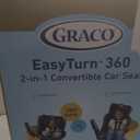 Graco EasyTurn 360 2-in-1 Rotating Convertible Car Seat, 360 Degree Rotating Infant to Toddler Rotating Car Seat, 2 Modes Rear and Forward Facing, Slim Design, Cyran MFD: 05-27-26