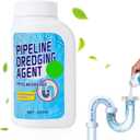 Pipeline Dredging Agent,Powerful Pipe Dredging Agent,Fast Foaming For Kitchen Toilet Pipeline Quick Cleaners,Unclog Toilet Clog And Kitchen Sink Pipe Unblocker Powder