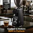 SHARDOR 64mm Burr Coffee Grinder, Electric Espresso Coffee Grinders for Home Use with Commercial-Grade Precision, 100 Grind Settings, Die-Cast Aluminum Housing, 17.6oz Hopper, Anti-Static Technology