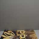 Happy Birthday Banner - Birthday Decorations for Men Women Birthday Party Banners Welcome Happy Birthday Background Sign for Theme Party Decorations Indoor Outdoor Black Gold (BG-222)