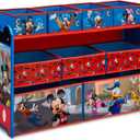 Disney Mickey Mouse Deluxe 9 Bin Design and Store Toy Organizer by Delta Children, Greenguard Gold Certified