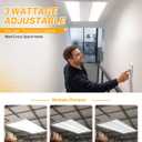 High Bay LED Shop Lights 1 Pack, Switchable 150W/120W/100W & 4000K/5000K
