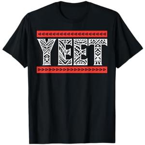 Yeet Tribal Art Funny Saying Meme Slang Men Boys Kids T-Shirt Medium