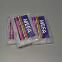 3 x MEFA 15 Sizes Short Coffin Nail Tips - 300 Pcs Half Matte Full Cover Press on Nails, Pre-shape Gel Nail Tips for Nail Extension Home DIY Salon Manicure