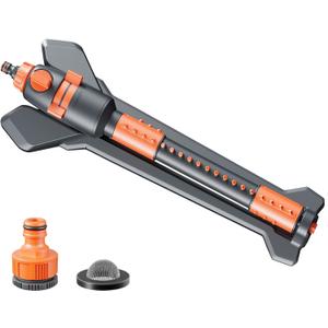 Oscillating Sprinkler with Metal Base Covers Up to 3,766 sq. ft.