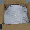 Brightever Flush Mount Ceiling Light Fixture, 15W 1200Lm Flat LED Dimmable, 3CCT 3000K-5000K Color Adjustable, 7 Inch White Modern Ultra-Thin Lamp for Garage, Stairwell (10 Pack)