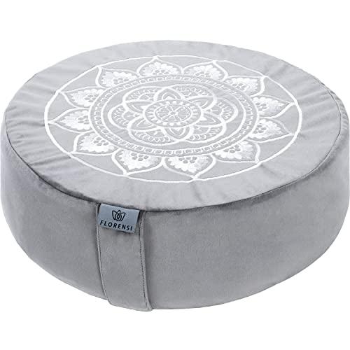 Florensi Meditation Cushion Velvet Floor Pillow with Buckwheat Fill
Buckwheat-filled meditation cushion with soft velvet cover for supportive seating during meditation and yoga