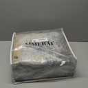 OMERAI Washable Rug 5'x7' Abstract Machine Washable Area Rugs for Living Room Ultra-Thin Non Slip Stain Resistant Modern Carpet for Bedroom Dining Room Office Brown Grey