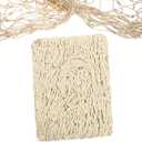 Natural Fishing Net Dcor 79 Inch Beach Theme Decor for Party Home Bedroom Wall Hanging Fish Net Decorations (Beige-No Shells)