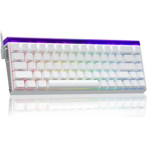 AULA Hero 68 HE 60% Gaming Keyboard Wired, Hall Effect Magnetic Switch Keyboard with Adjustable Actuation, Fast Trigger Mode, 8K Hz Polling Rate, 0.125ms Latency,Side Printed PBT Keycaps, RGB Backlit