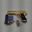 Toy Gun Pistols,Toy Guns with Soft Bullets - Perfect Toy for Kids and Adults of All Ages (Gold)