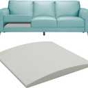 RA RUNNING ALIEN Couch Cushion Support for Sagging Seat 20"X 20"Insert Pads Supports Cushion Under Sag Repair, Curved High Density Foam Cushion Replacement for Sectional Loveseat Chair,Gray Set of 1