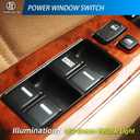 Sorghum Power Window Switch Driver Side - Master Window Switch Compatible with 2003-2007 Honda Accord 2005-2008 Odyssey 23 Pins Replace# 35750-SDA-H12 35750-SHJ-A24