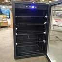 EUHOMY 4.5 Cu.ft Beverage Refrigerator and Cooler, 145 Can Mini fridge with Glass Door for Soda Beer Wine, Small Drink Dispenser with Digital Adjustable Thermostat for Home Office Bar