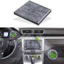 Cabin Air Filter with Activated Carbon, CP285 CF10285 Engine Air Filter, Automotive interior Accessories AC & Heater Cabin Filter Replacement for Toyota, Lexus, Subaru, Scion, Land Rover