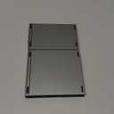 Foldable Bluetooth Keyboard with Touchpad, Ultra Slim Portable Wireless Keyboard with Rechargeable Battery for Android Windows iOS Tablets Laptop-Space Gray