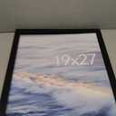 19x27 Picture Frame, Black 19 x 27 Poster Frame for Horizontal or Vertical Wall Mounting, 1 Pack