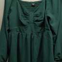 SCOMCHIC Women's Plus Size Blouses Long Sleeve Sweetheart Neckline Babydoll Ruffle Peplum Smocked Cute Casual Fall Tops, 1XL