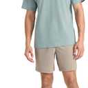 Reebok Mens Peak Short Sleeve T-Shirt, Standard Fit, Lightweight Cotton-Poly Fabric (Medium)