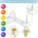 Nenesupply Pump Parts with 21mm Flanges Compatible with Medela Pump in Style Parts Accessories Breast Pump Not Original Medela Pump Parts Incl. 21mm Flange Breastshield Connector Valve Membrane Tubing