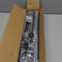 H.VERSAILTEX Curtain Rods for Windows 16.2 to 137.4 Inches 3/4 inch Diameter Adjustable Decorative Telescoping Curtain Rod with Brackets Heavy Duty Splicing Window Rods with Classic Finials, Black