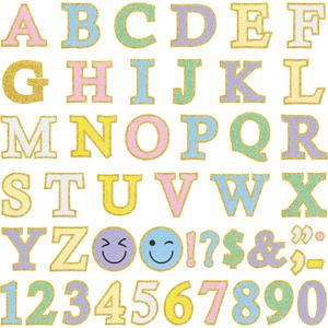 150 Pcs 12 in Extra Large Pastel Bulletin Board Letter Big Back to School Alphabet Letters Stickers with Adhesive Dot Colorful Poster Wall Decal Classroom School Decor Teacher Education Learning Tool