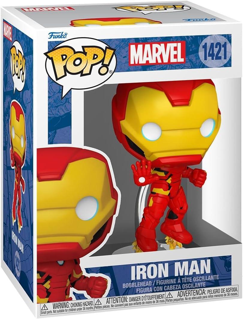 Funko Pop Marvel - Iron Man - Marvel Comics - Collectable Vinyl Figure - Gift Idea - Official Merchandise - Toys for Kids & Adults - Superheroes Fans - Model Figure for Collectors and Display