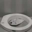 Carex Toilet Seat Riser, Elongated Raised Toilet Seat Adds 3.5 inches to Toilet Height, for Assistance Bending or Sitting, 300 Pound Weight Capacity Toilet Riser