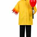 4FT Halloween Decorations Outdoor, Scary Boy Prop with Light-Up Balloon
