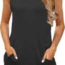 JomeDesign Tank Top for Women Sleeveless Hoodies Pullover Tops Loose Casual Summer Clothes, Large