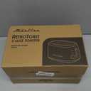 MELLERHOME Retro Toaster 2 Slice, 7 Browning Levels, 3 Functions (Reheat, Defrost, Cancel), Removable Crumb Tray, Under Base Cord Storage, White Toaster Kitchen Appliances