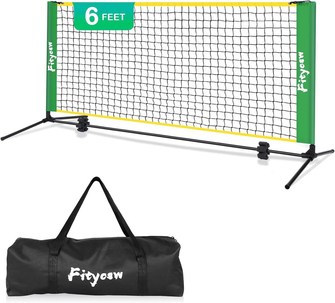 6FT Small Mini Pickleball Net Portable Outdoor Driveway NetIndoor Dink Practice Net Pickle Ball Training Aid Equipment