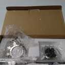 Klikel Snowflake Set of 2 - Christmas Stocking Hanger for Mantle - Photo Frame with Hook