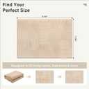 Soalmost 5x7 Washable Area Rug with High-Low Pile for Living Room, Brown