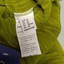 OYOANGLE Women's Textured One Shoulder Going Out Bodysuit Tops Twist Front Ruched Sleeveless Tank Top Body Suits, XS